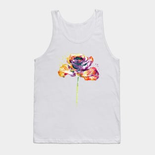 Colorful Rose Tank Top